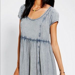 Ecoté babydoll denim dress